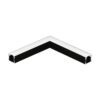 Conector aplicat profil negru bandă LED 98929