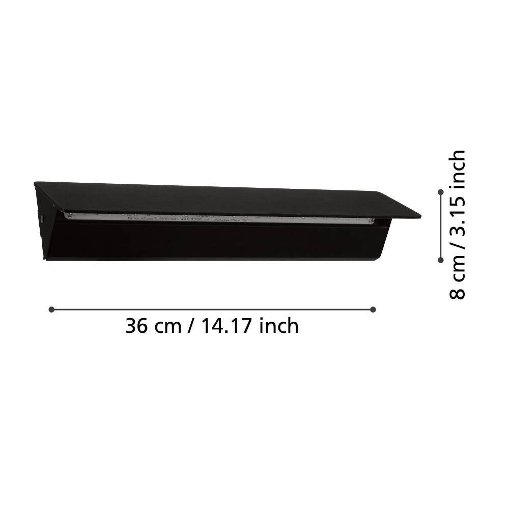 99087_DIMENSION_0001 | Eglo Romania Aplică ZUBIALDE LED 12W IP20 99087