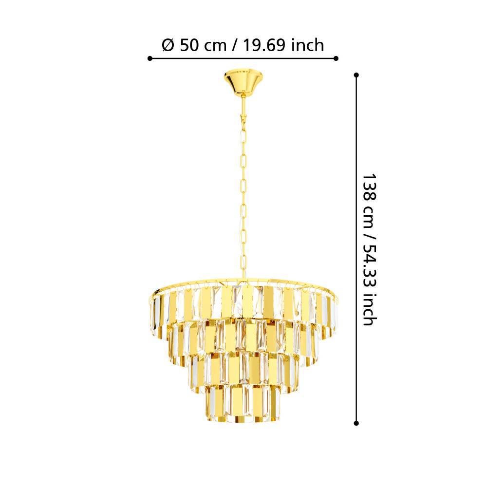 99097_DIMENSION_0001 | Eglo Romania Candelabru ERSEKA 7XE14 IP20 99097