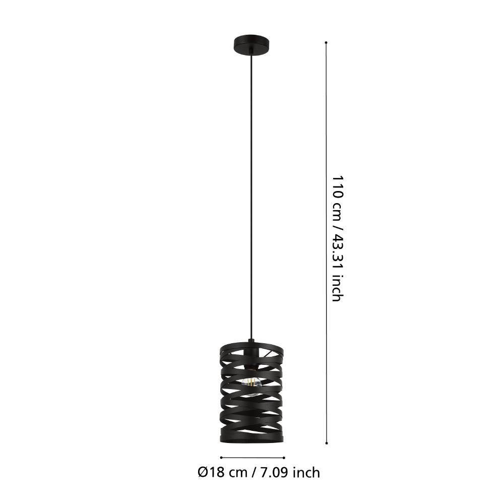 99346_DIMENSION_0001 | Eglo Romania Pendul CREMELLA E27 IP20 99346
