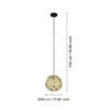 39754_DIMENSION_0001 | Eglo Romania Pendul SKOURA E27 IP20 39754