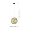39756_DIMENSION_0001 | Eglo Romania Pendul SKOURA E27 IP20 39756