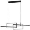 39797_VIEW_0001 | Eglo Romania Lustră minimalistă PUEBLA 39798 LED 35W 3000K IP20 oțel negru, plastic alb