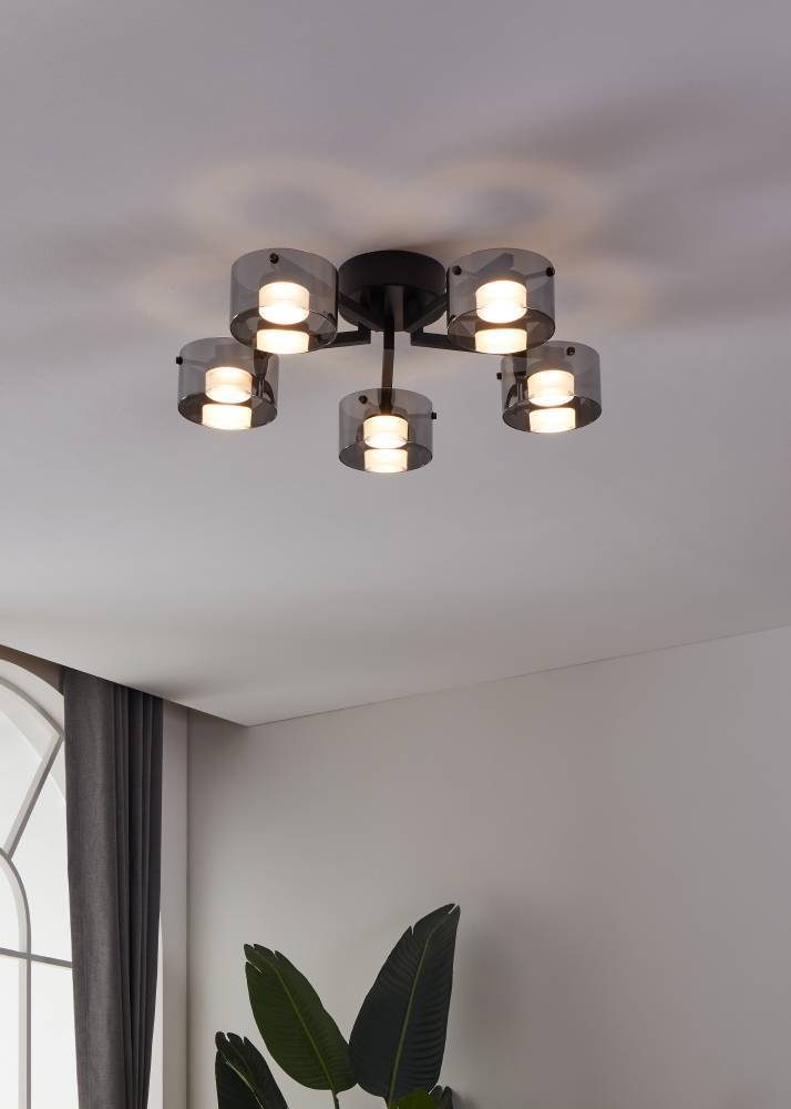 39874_AMBIENT_0002 | Eglo Romania Plafonieră COPILLOS LED 5X5.4W IP20 39874