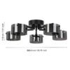 39874_DIMENSION_0001 | Eglo Romania Plafonieră COPILLOS LED 5X5.4W IP20 39874