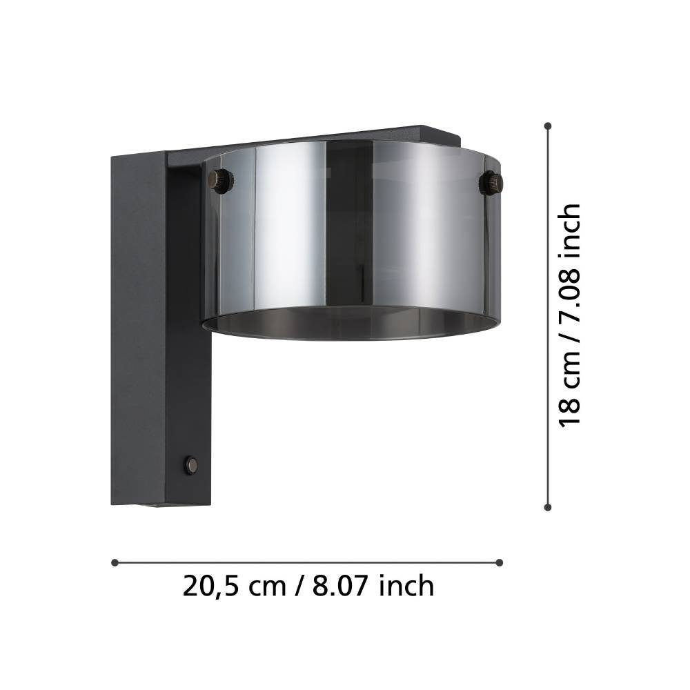 39876_DIMENSION_0001 | Eglo Romania Aplică COPILLOS LED 7.2W IP20 39876