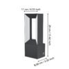 98725_DIMENSION_0001 | Eglo Romania Aplică RIFORANO LED 2X5W IP44 98725
