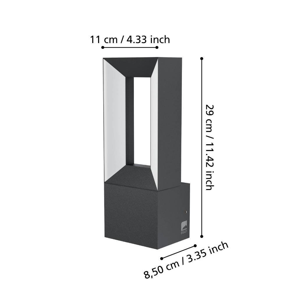 98725_DIMENSION_0001 | Eglo Romania Aplică RIFORANO LED 2X5W IP44 98725