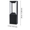 98727_DIMENSION_0001 | Eglo Romania Stâlp RIFORANO LED 2X5W IP54 98727