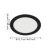 99143_DIMENSION_0001 | Eglo Romania Spot încastrat FUEVA 5 LED 5.5W IP20 99143