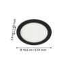 99158_DIMENSION_0001 | Eglo Romania Spot încastrat FUEVA 5 LED 11W IP20 99158