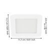 99162_DIMENSION_0001 | Eglo Romania Spot încastrat FUEVA 5 LED 5.5W IP20 99162