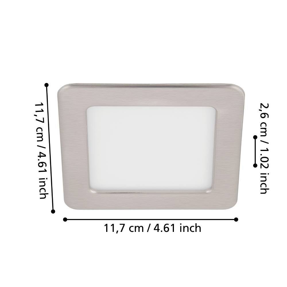 99183_DIMENSION_0001 | Eglo Romania Spot încastrat FUEVA 5 LED 5.5W IP20 99183