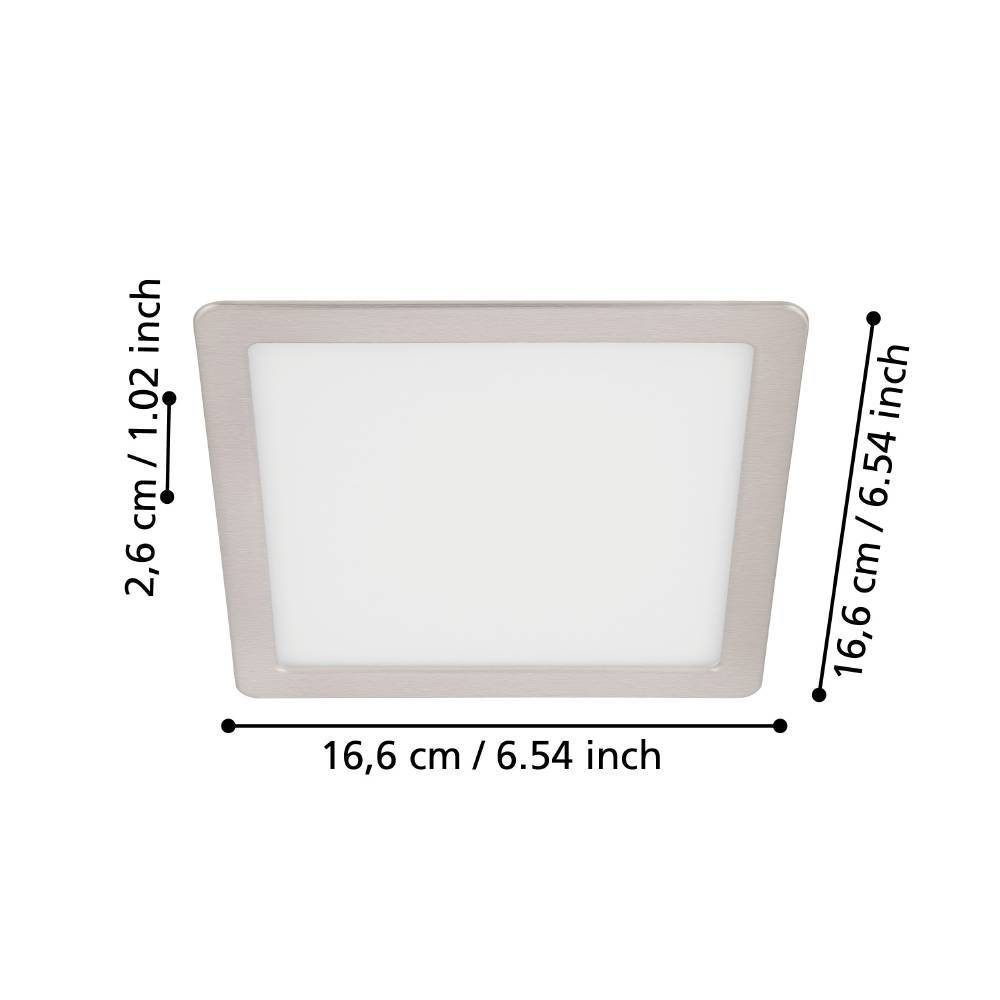 99184_DIMENSION_0001 | Eglo Romania Spot încastrat FUEVA 5 LED 11W IP20 99184