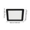 99188_DIMENSION_0001 | Eglo Romania Spot încastrat FUEVA 5 LED 11W IP20 99188