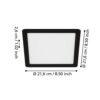 99189_DIMENSION_0001 | Eglo Romania Spot încastrat FUEVA 5 LED 17W IP20 99189