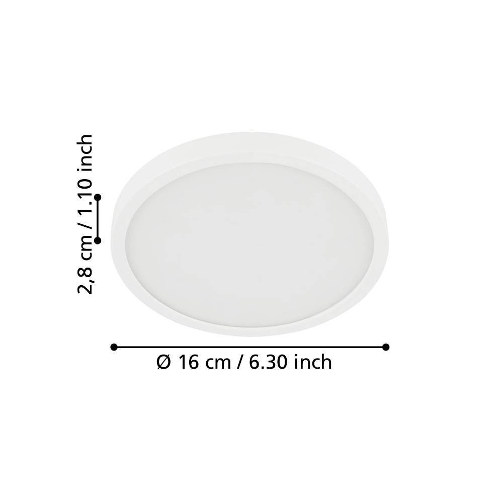 99215_DIMENSION_0001 | Eglo Romania Aplică/Plafonieră FUEVA 5 LED 11W IP20 99215