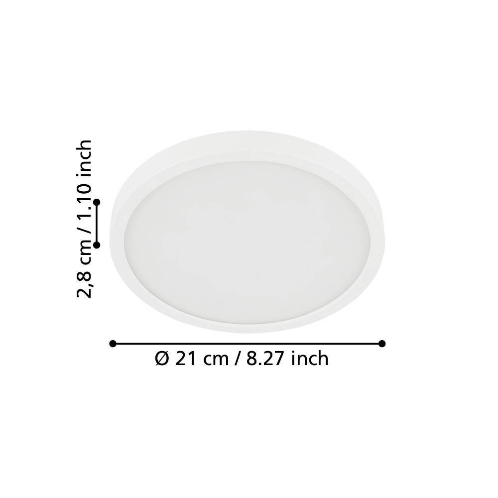 99216_DIMENSION_0001 | Eglo Romania Aplică/Plafonieră FUEVA 5 LED 17W IP20 99216