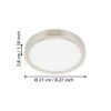 99219_DIMENSION_0001 | Eglo Romania Aplică/Plafonieră FUEVA 5 LED 17W IP20 99219