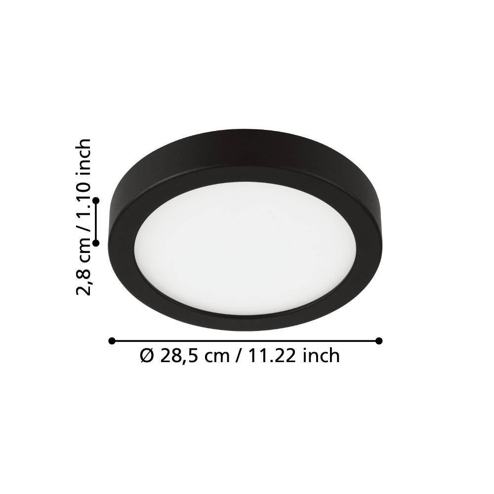 99224_DIMENSION_0001 | Eglo Romania Aplică/Plafonieră FUEVA 5 LED 20.5W IP20 99224