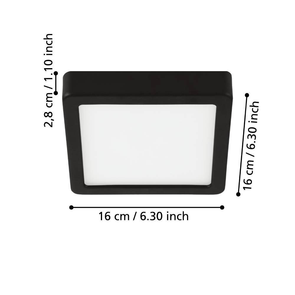 99243_DIMENSION_0001 | Eglo Romania Aplică/Plafonieră FUEVA 5 LED 11W IP20 99243