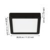 99245_DIMENSION_0001 | Eglo Romania Aplică/Plafonieră FUEVA 5 LED 20.5W IP20 99245