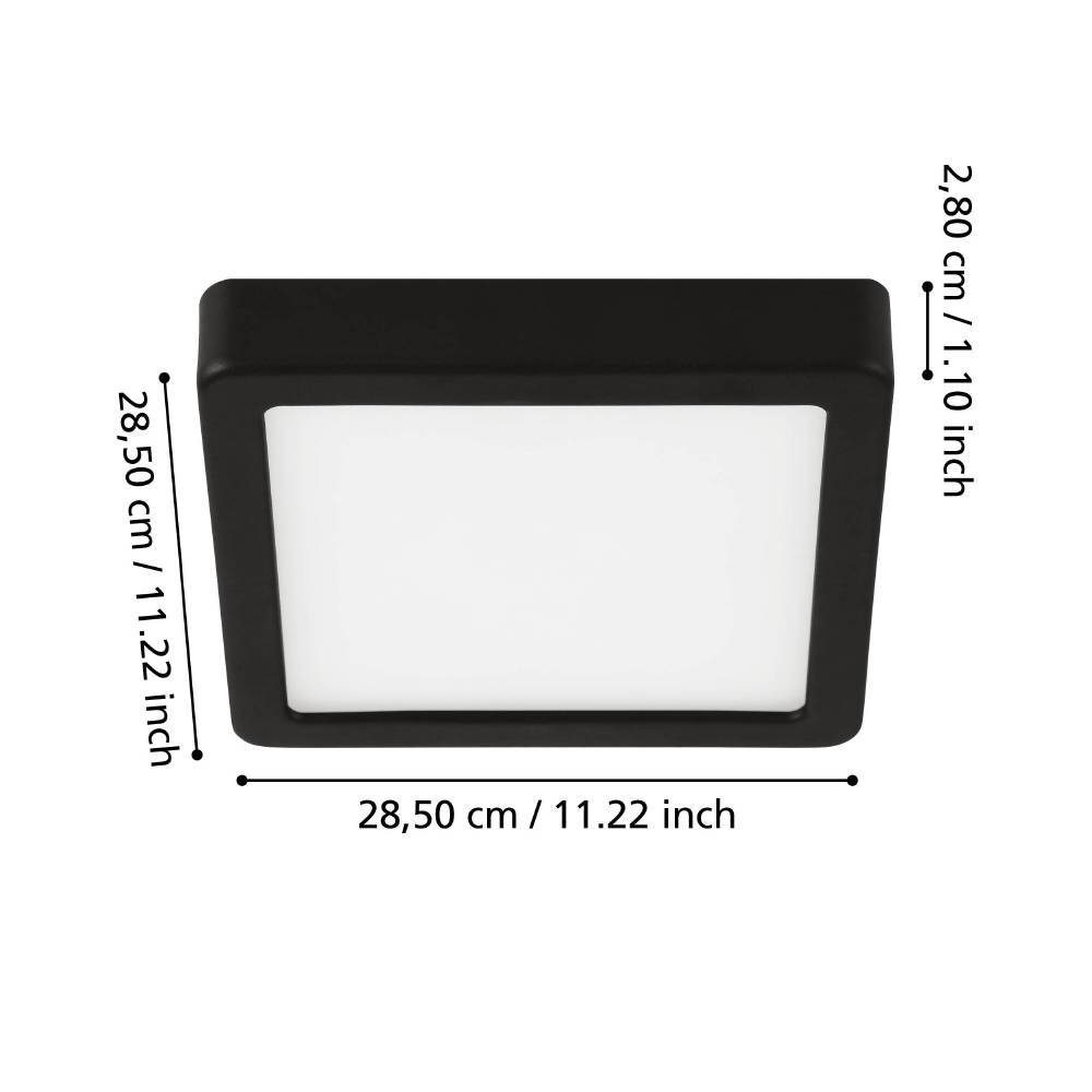 99245_DIMENSION_0001 | Eglo Romania Aplică/Plafonieră FUEVA 5 LED 20.5W IP20 99245