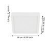 99246_DIMENSION_0001 | Eglo Romania Aplică/Plafonieră FUEVA 5 LED 11W IP20 99246