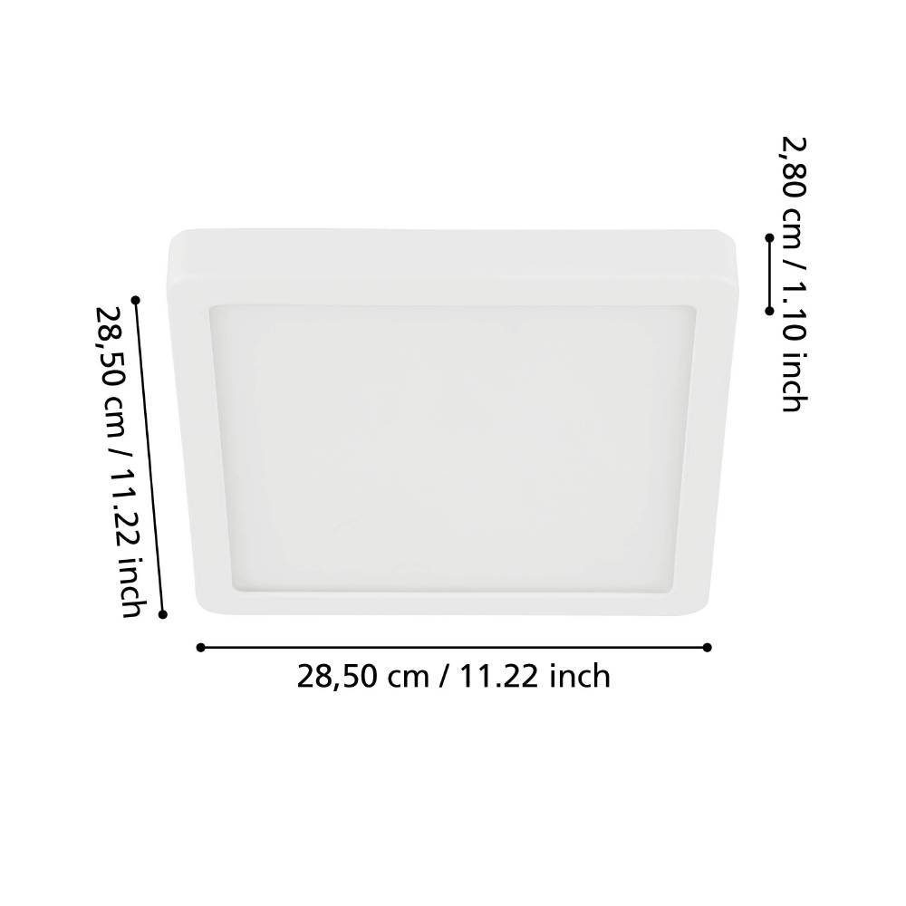 99248_DIMENSION_0001 | Eglo Romania Aplică/Plafonieră FUEVA 5 LED 20.5W IP20 99248