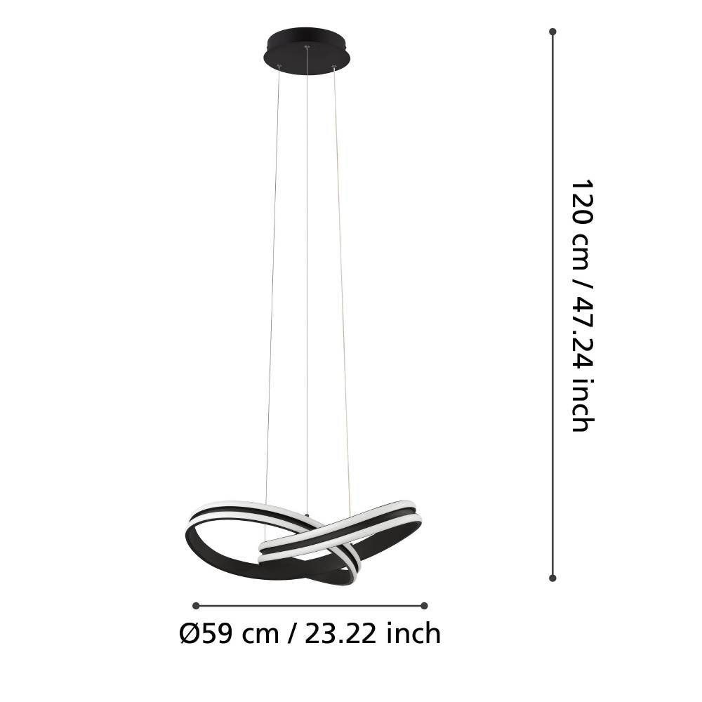 99249_DIMENSION_0001 | Eglo Romania Lustră CORREDERA LED 34W IP20 99249