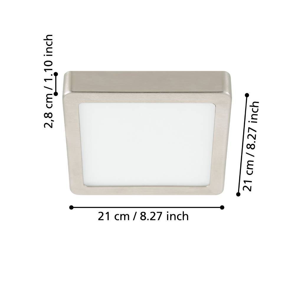 99253_DIMENSION_0001 | Eglo Romania Aplică/Plafonieră FUEVA 5 LED 17W IP20 99253