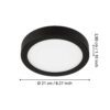 99263_DIMENSION_0001 | Eglo Romania Aplică/Plafonieră FUEVA 5 LED 17W IP20 99263