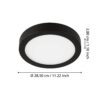 99264_DIMENSION_0001 | Eglo Romania Aplică/Plafonieră FUEVA 5 LED 20.5W IP20 99264