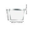 99269_DIMENSION_0001 | Eglo Romania Aplică/Plafonieră FUEVA 5 LED 20.5W IP44 99269