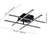 99316_DIMENSION_0001 | Eglo Romania Aplică/Plafonieră LASANA 3 LED 4X5.3W IP20 99316