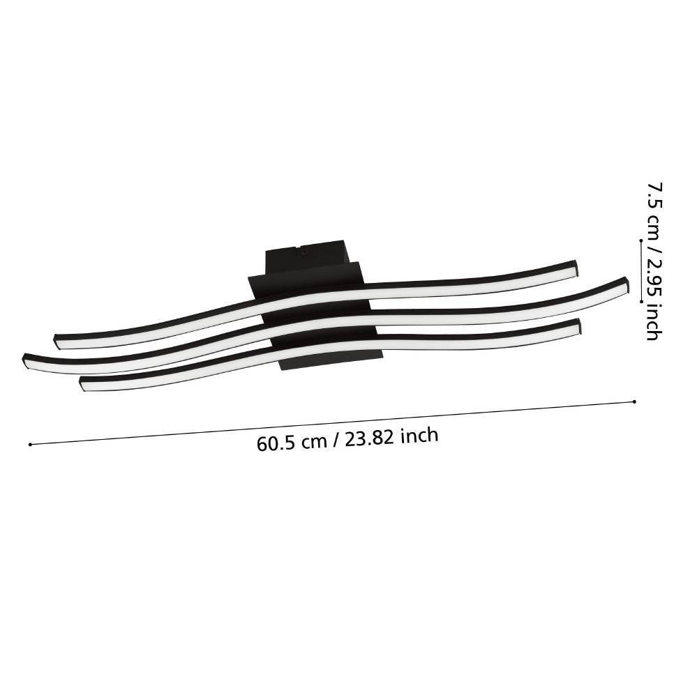 99321_DIMENSION_0001 | Eglo Romania Aplică/Plafonieră RONCADE 1 LED 21W IP20 99321