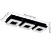 99325_DIMENSION_0001 | Eglo Romania Aplică/Plafonieră FRADELO 1 LED 3X3.5W IP20 99325