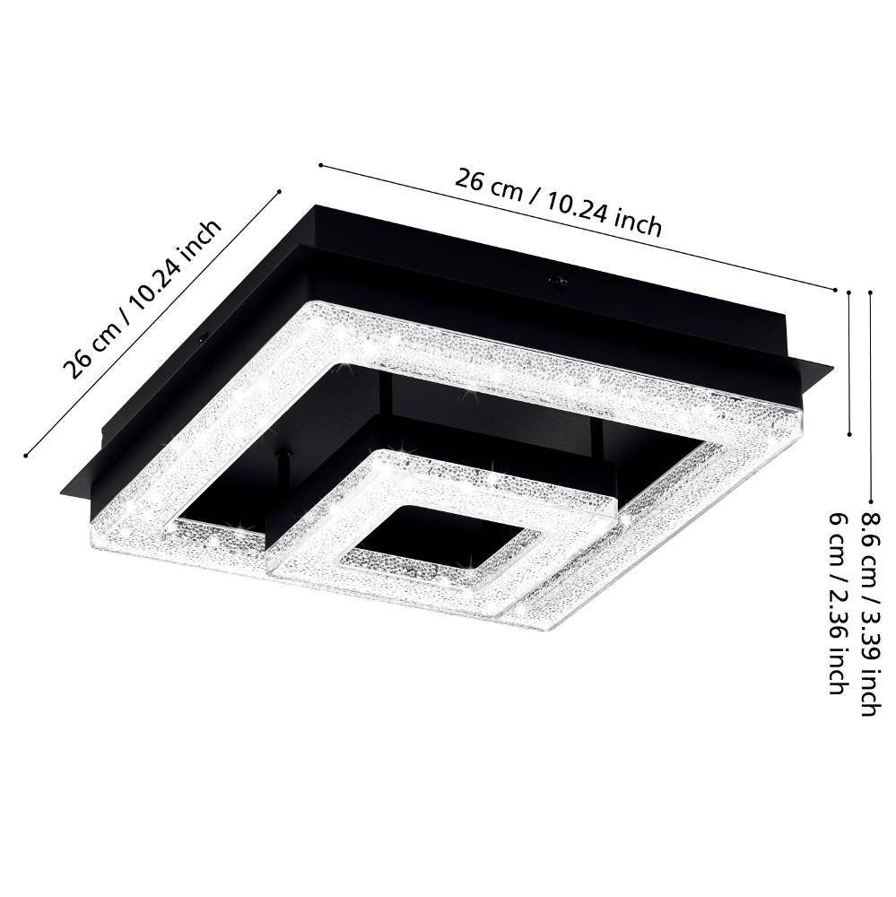99327_DIMENSION_0001 | Eglo Romania Plafonieră FRADELO 1 LED 4X2W;3.5W IP20 99327