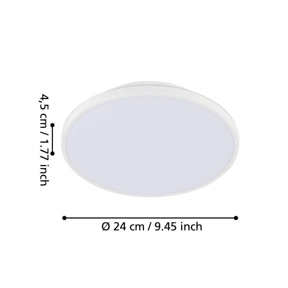 99337_DIMENSION_0001 | Eglo Romania Aplică/Plafonieră CRESPILLO LED 12.5W IP20 99337