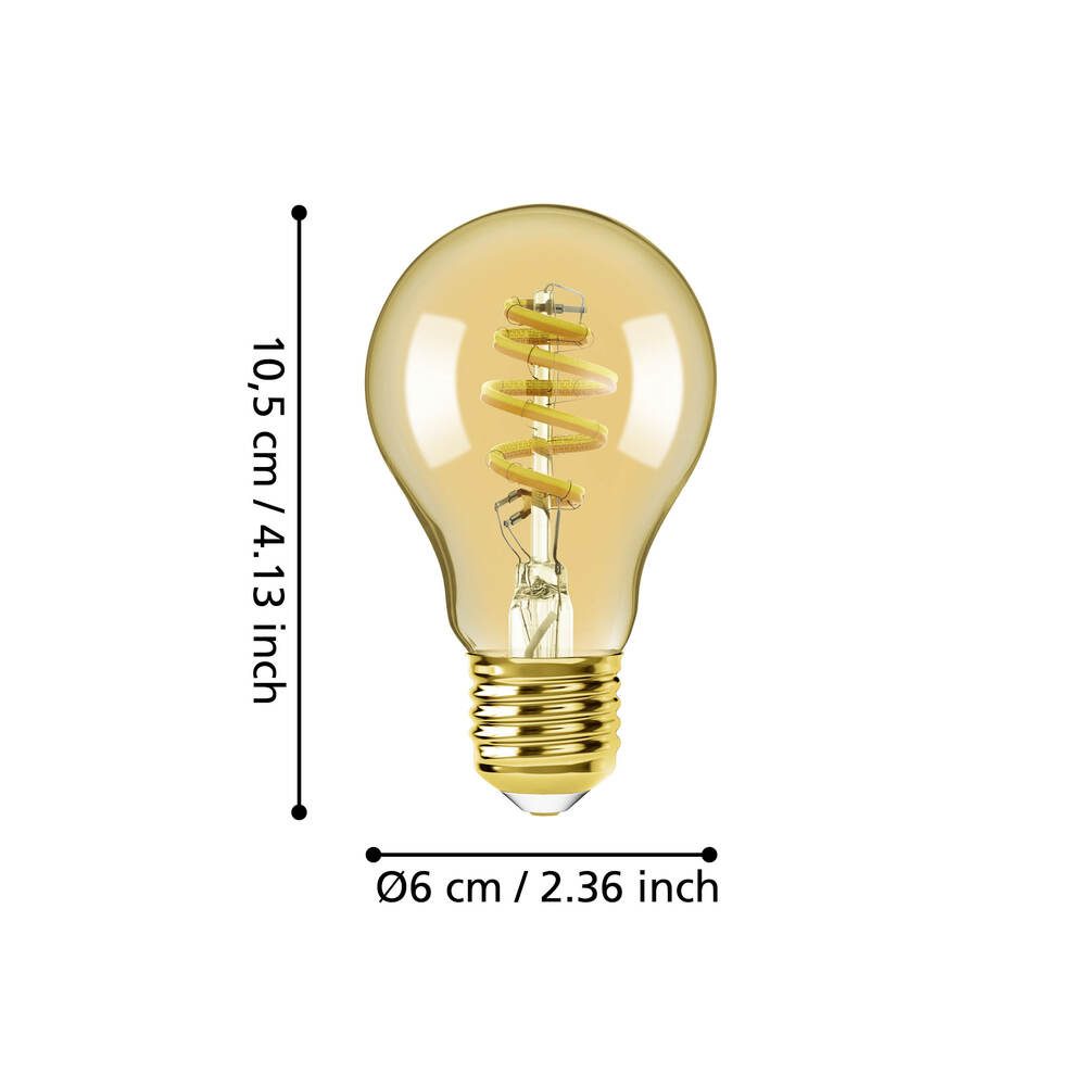 12241_DIMENSION_0001-JPG 1000px | Eglo Romania Bec LED E27 4.9W 2200K-6500K 12241