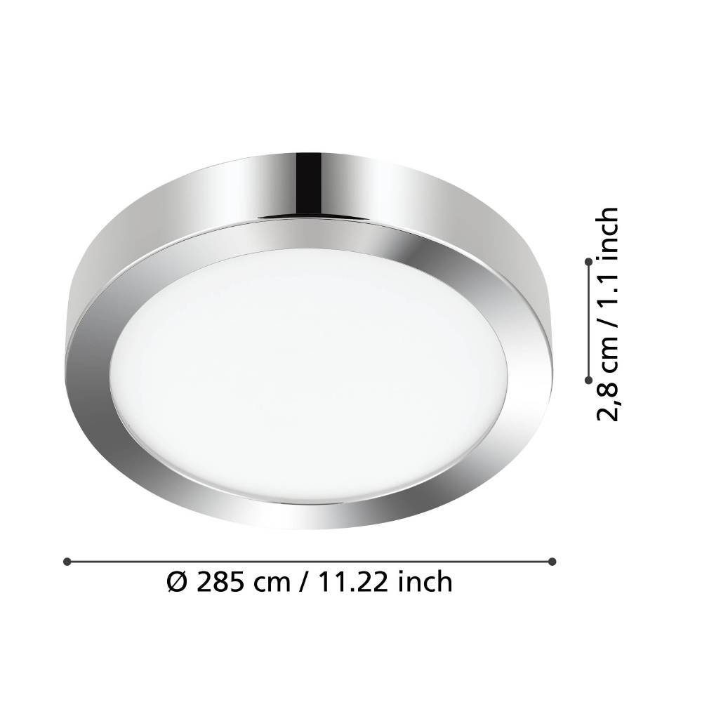 30892_DIMENSION_0001 | Eglo Romania Aplică/Plafonieră FUEVA 5 LED 20.5W IP44 30892