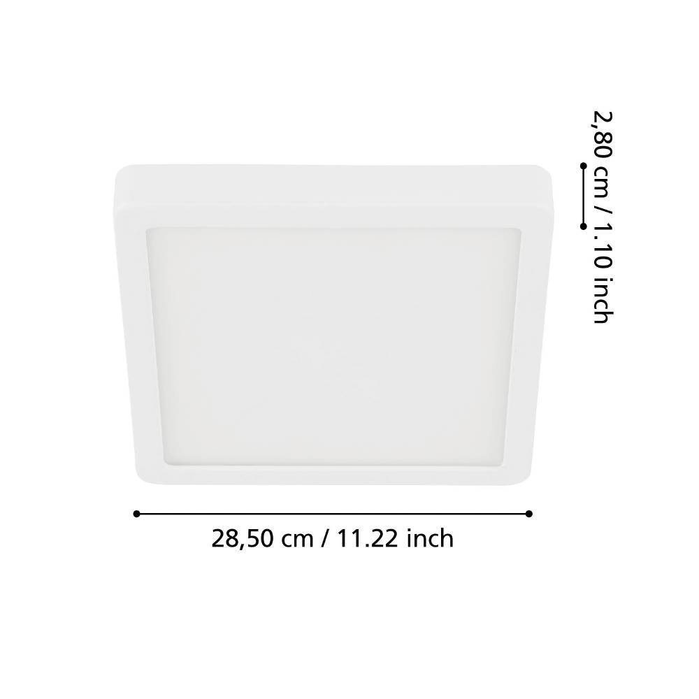 30893_DIMENSION_0001 | Eglo Romania Aplică/Plafonieră FUEVA 5 LED 20.5W IP44 30893