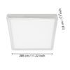 30894_DIMENSION_0001 | Eglo Romania Aplică/Plafonieră FUEVA 5 LED 20.5W IP44 30894