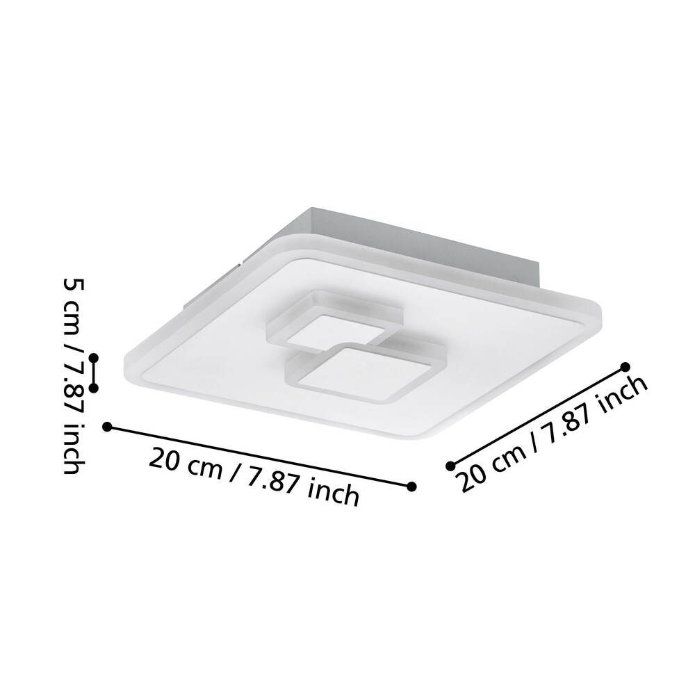 33941_DIMENSION_0001 | Eglo Romania Plafonieră CADEGAL LED 7.8W IP20 33941