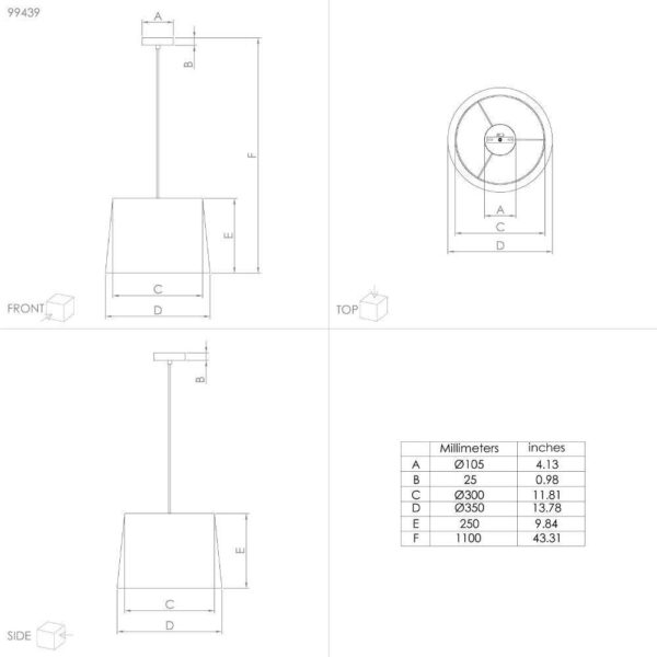 Pendul EGLO SEGEZIA 99439