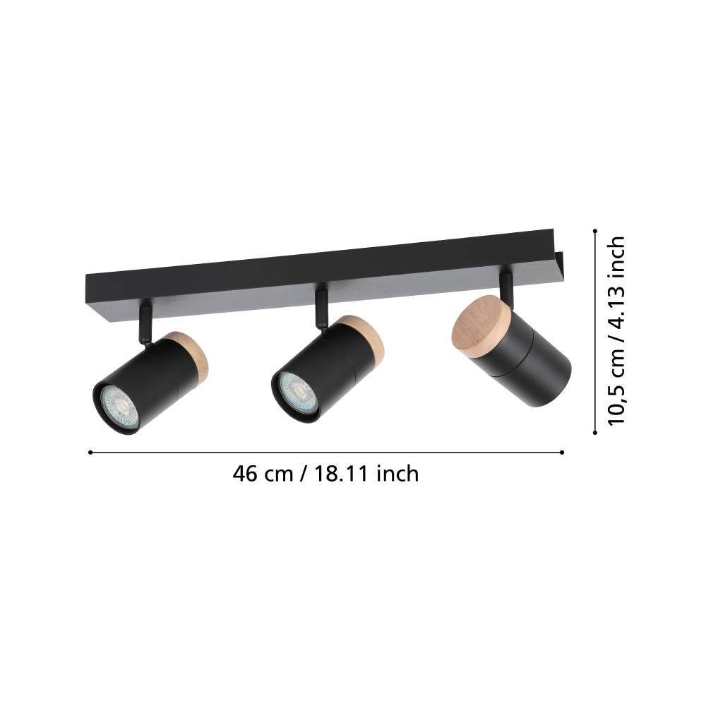 39648_DIMENSION_0001 | Eglo Romania Aplică/Plafonieră CARTAGENA LED 3X4.5W IP20 39648