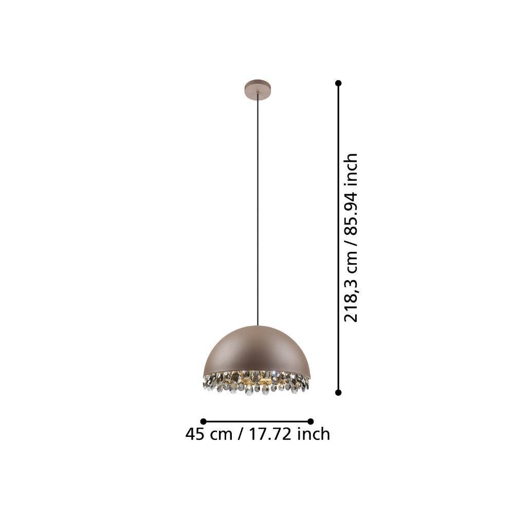 39948_DIMENSION_0001 | Eglo Romania Pendul GAETANO 2 E27 IP20 39948