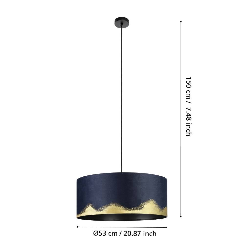 39974_DIMENSION_0001 | Eglo Romania Pendul CASUARITA E27 IP20 39974