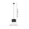39977_DIMENSION_0001 | Eglo Romania Pendul SAPUARA E27 IP20 39977