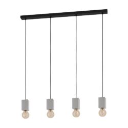Lustră PRESTWICK 3 4XE27 IP20 43598